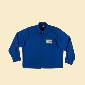 1970s XL workwear jacket by Six Gun by Protexall, vintage Louisiana Gas jacket
